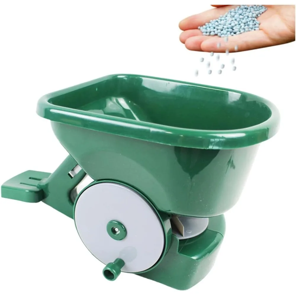 

Lawn Hand Broadcast Spreader for Grass Seed Lawn Fertilizers Salt Handheld Spreader for Outdoor Garden