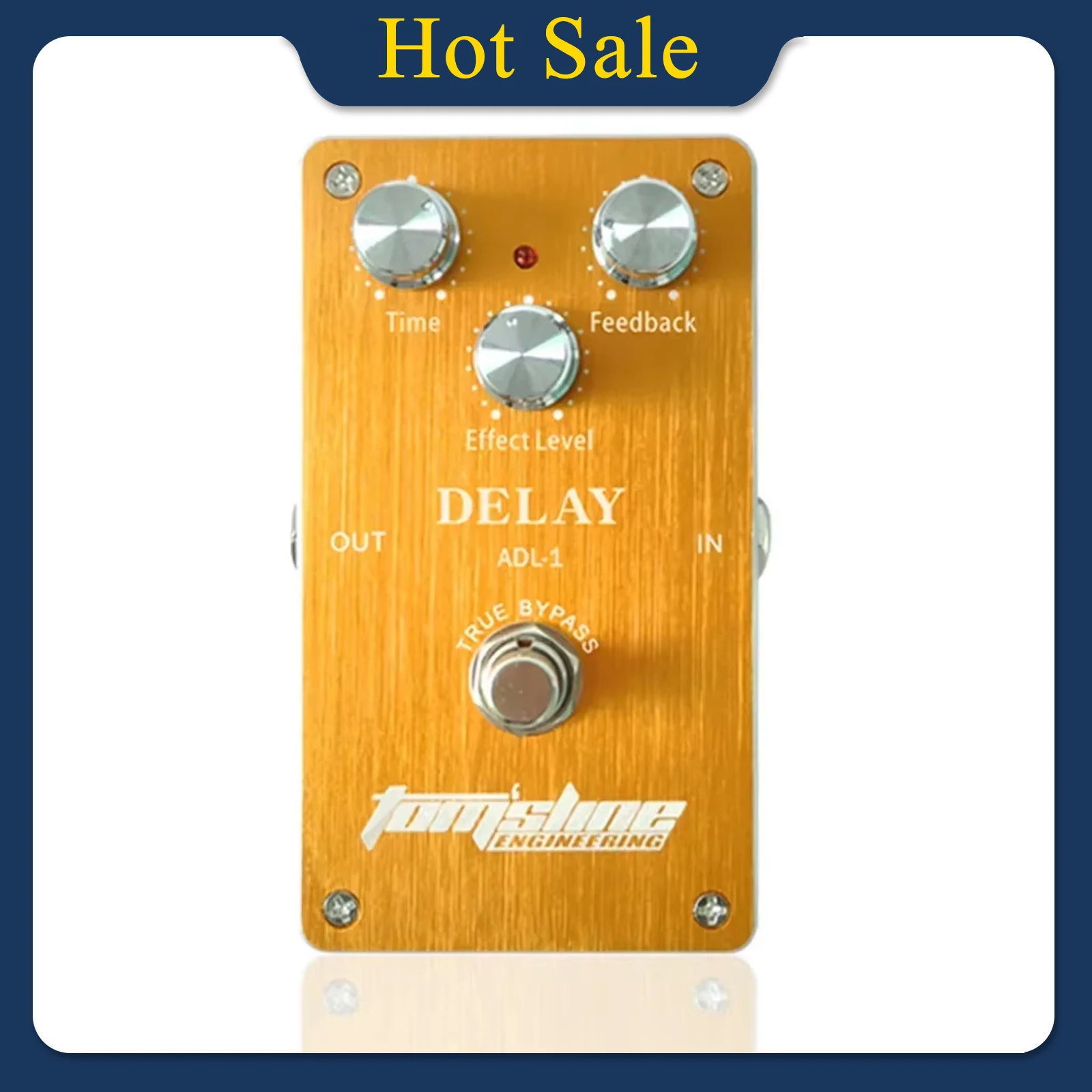 AROMA Delay Electric Guitar Pedal Effect Digital Delay Effect Aluminum Alloy Housing True Bypass Pedal ADL-1 Guitar Accessories