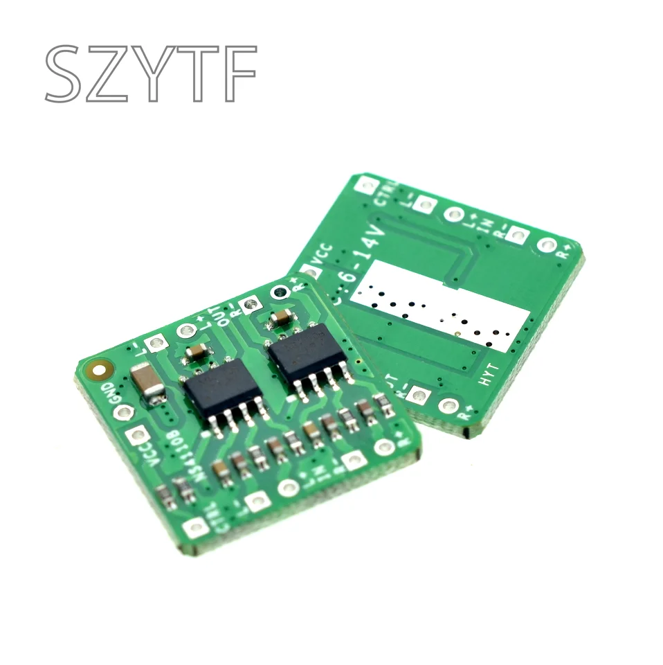 Differential Amplifier Board 2x18W Digital Class D/Class AB Audio Power Amplifier NS4110B Voltage 6-14V