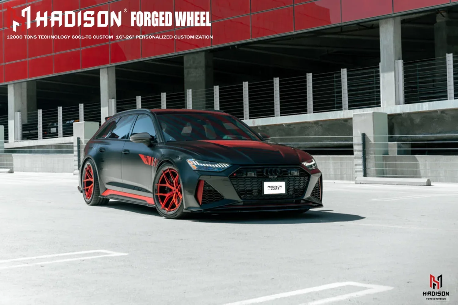 HADISON HD2P1007 Forged 2-piece wheels 5x112 sport rims  18-22 inch forged  for Audis RS3 RS4 RS5 RS6 RS7