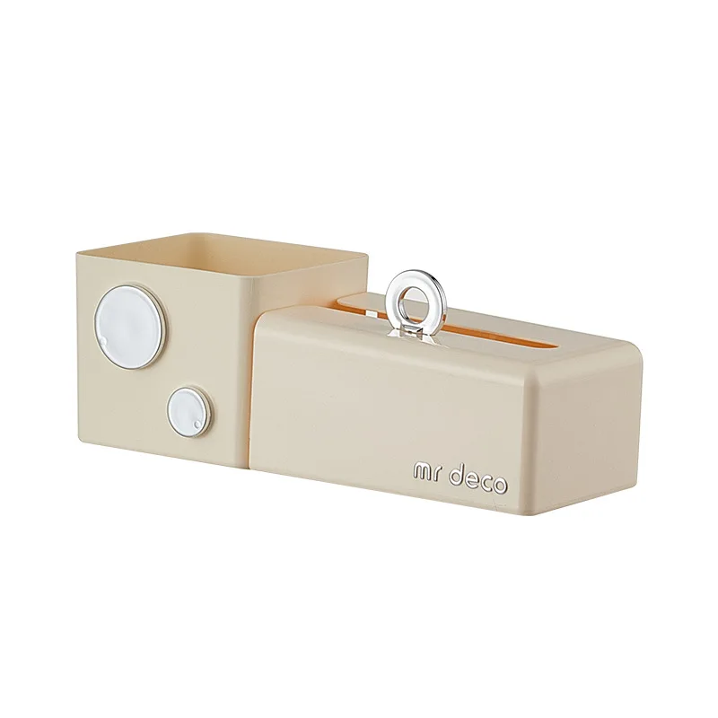 Multi Functional Tissue Box Creative Living Room Coffee Table Paper Box Remote Control Storage Box Meal