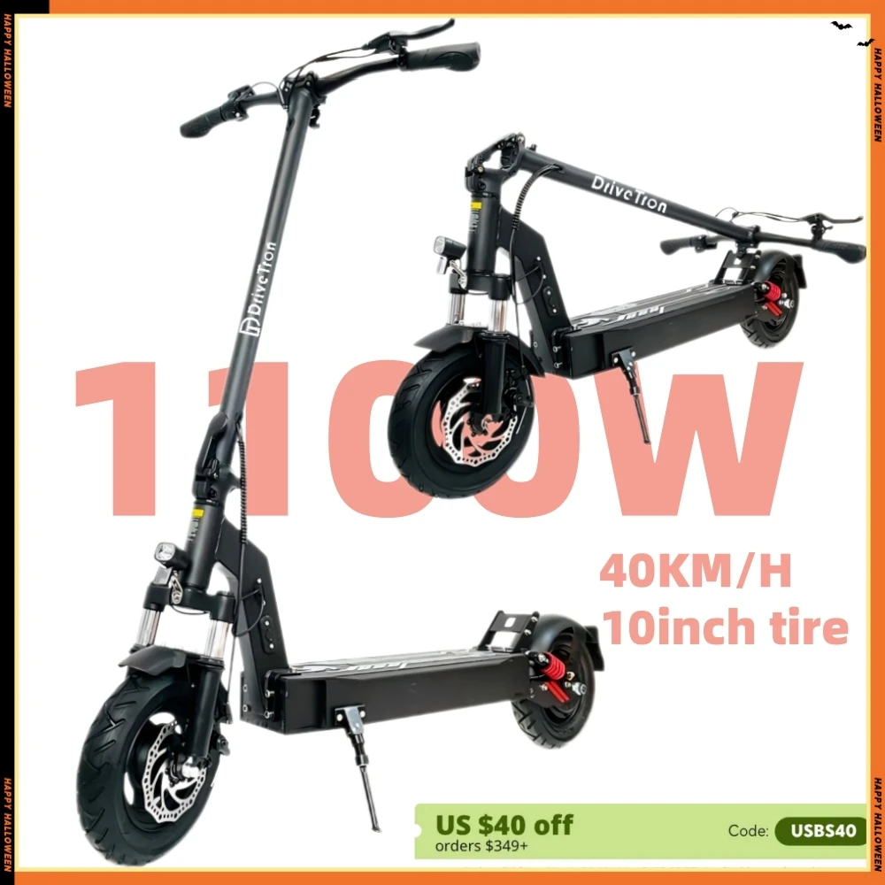 Adult Off Road 60km Range Fast 25MPH 10inch tires  Electric Scooter Foldable Cheap Elektrische Scooter With Double Suspension