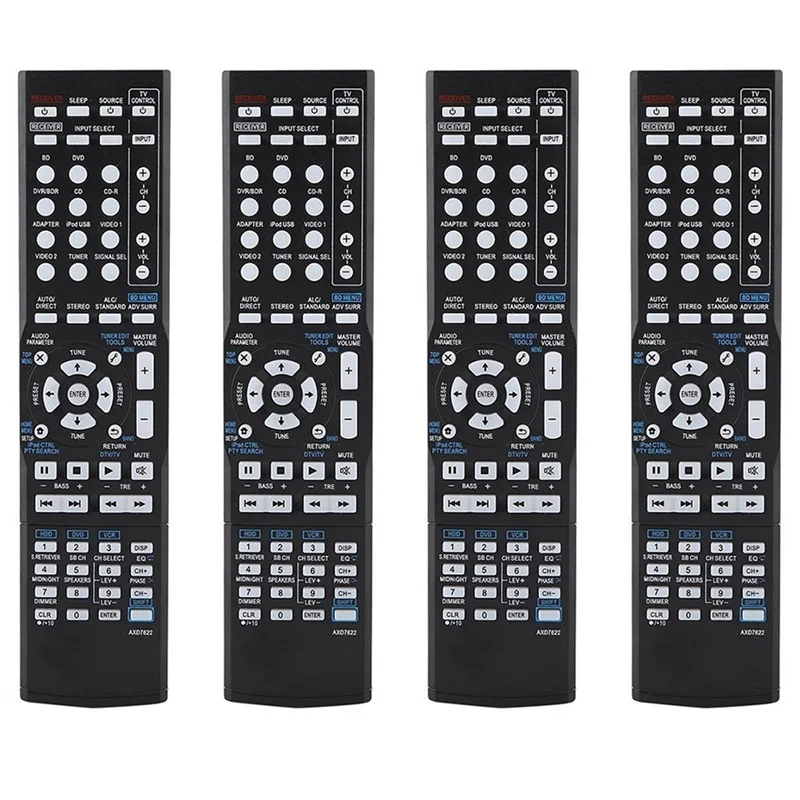 

ABKQ-4X Pro Axd7622 Replace Remote Control For Pioneer Av Receiver Htp-071 Vsx-321-K-P