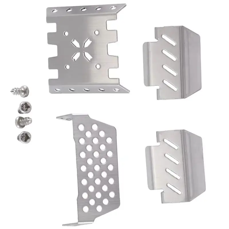 Metal Chassis Armor Axle Protector Plate for Yikong YK4082 YK4102 YK4103 Absima Sherpa RC Crawler Upgrade