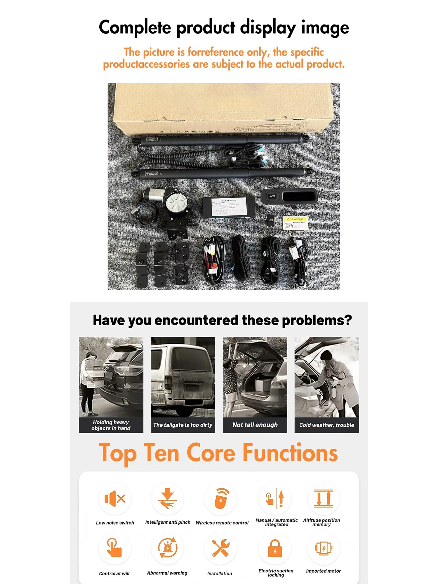 يصلح لسوبارو فورستر 2022 2023 2024 التحديثية قوة الباب الخلفي عدة تعديل الجذع نظام الباب الخلفي الكهربائي دعم القدم عن بعد #2