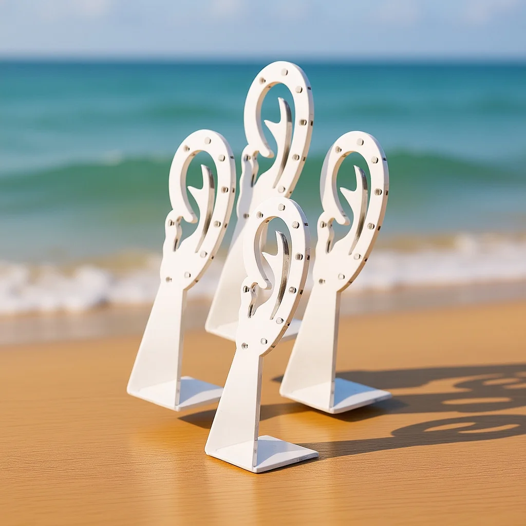 

4 Pcs Jewelry Earring Display Stand Studs Rack Cute Holder Holders for Selling Hanger