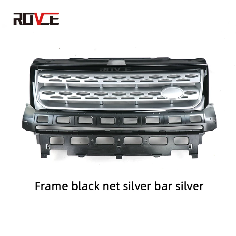 ROVCE Front Grille Bumper Mesh Grill For Land Rover Freelander 2 LR2 2010 2011 2012 2013 2014 2015 2016 Car Accessories ABS