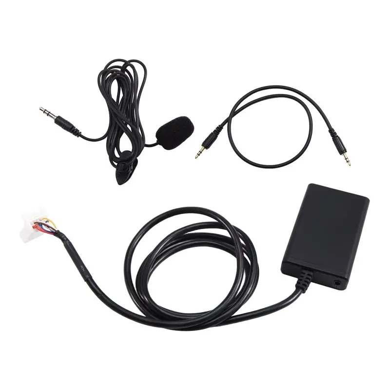 

A85E-Bluetooth-адаптер AUX для Toyota 4Runner 2003-2011, автомобильный комплект для музыки и громкой связи, совместим с Avalon, Avensis, Lexus, Scion, Venza, RAV4, 1 комплект