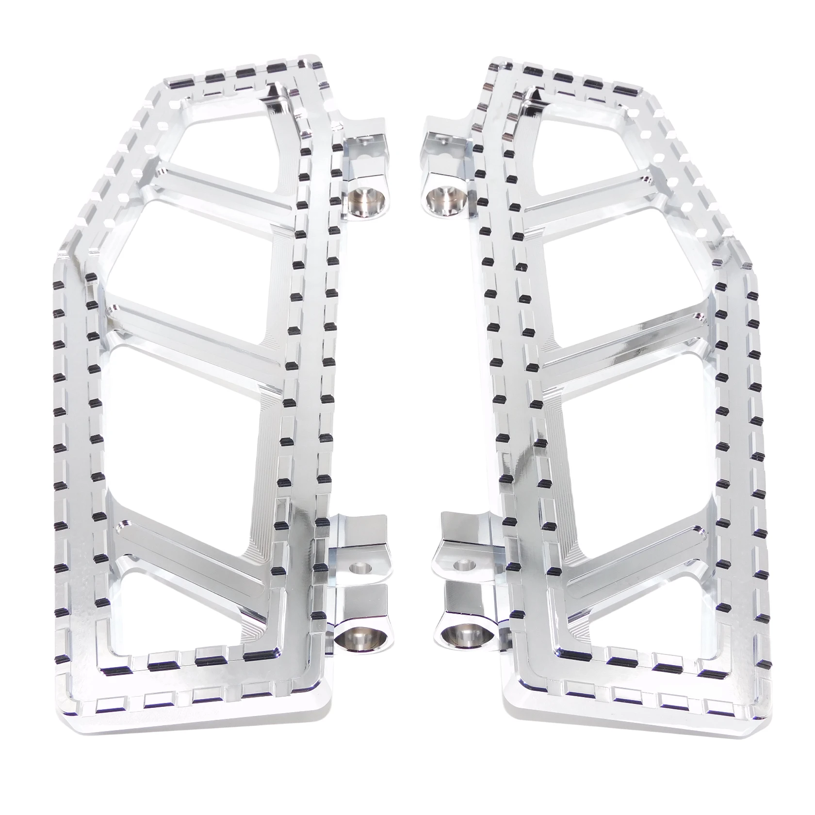 Motorfietsrijder Uitgebreide voorste vloerplanken CNC voetsteunen voetsteunen voor Harley Touring Softail Street Electra Glide Road King FL