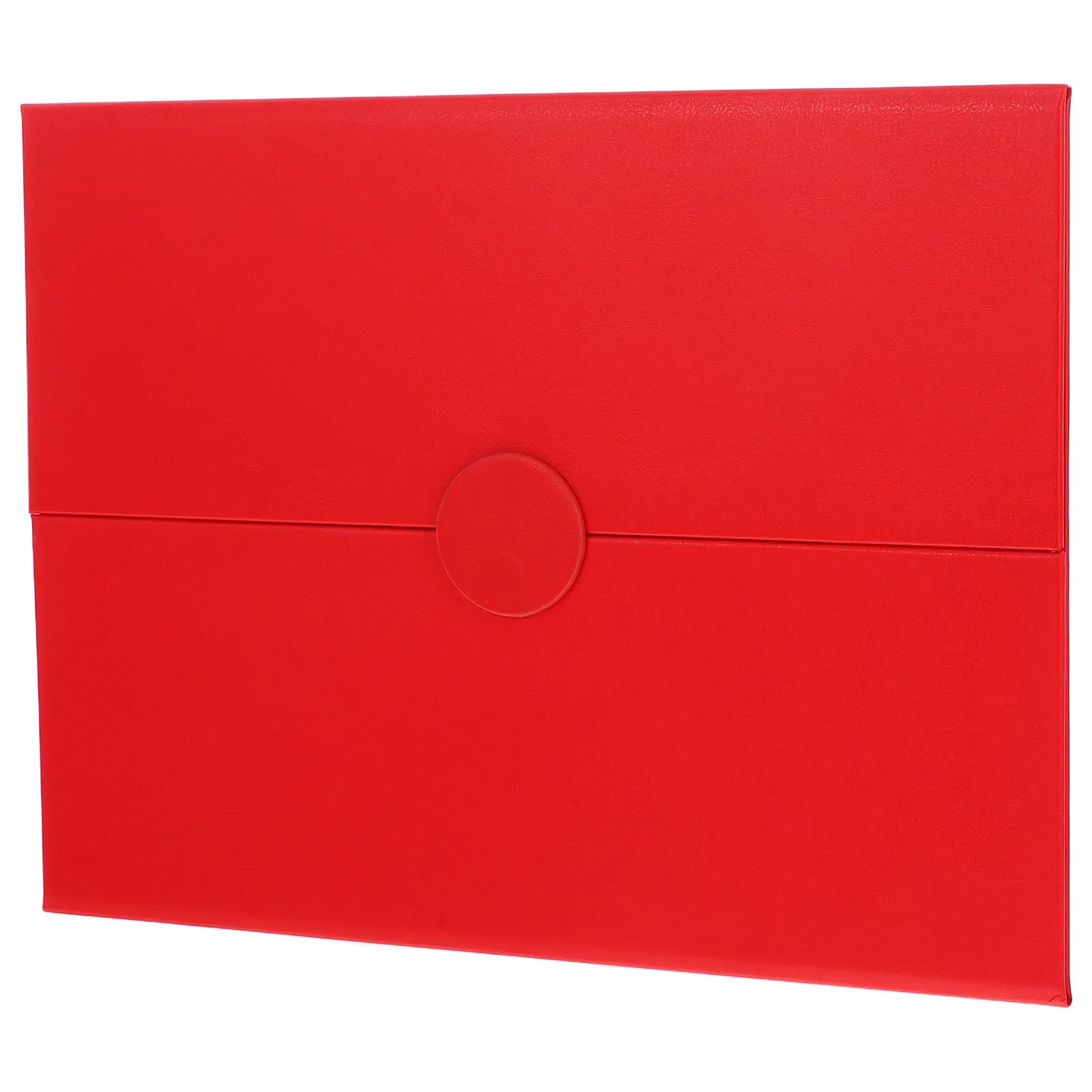 

Трехсекционный футляр для диплома из ПУ, защитный чехол для документов, надежный кейс для наградных сертификатов на свадьбу