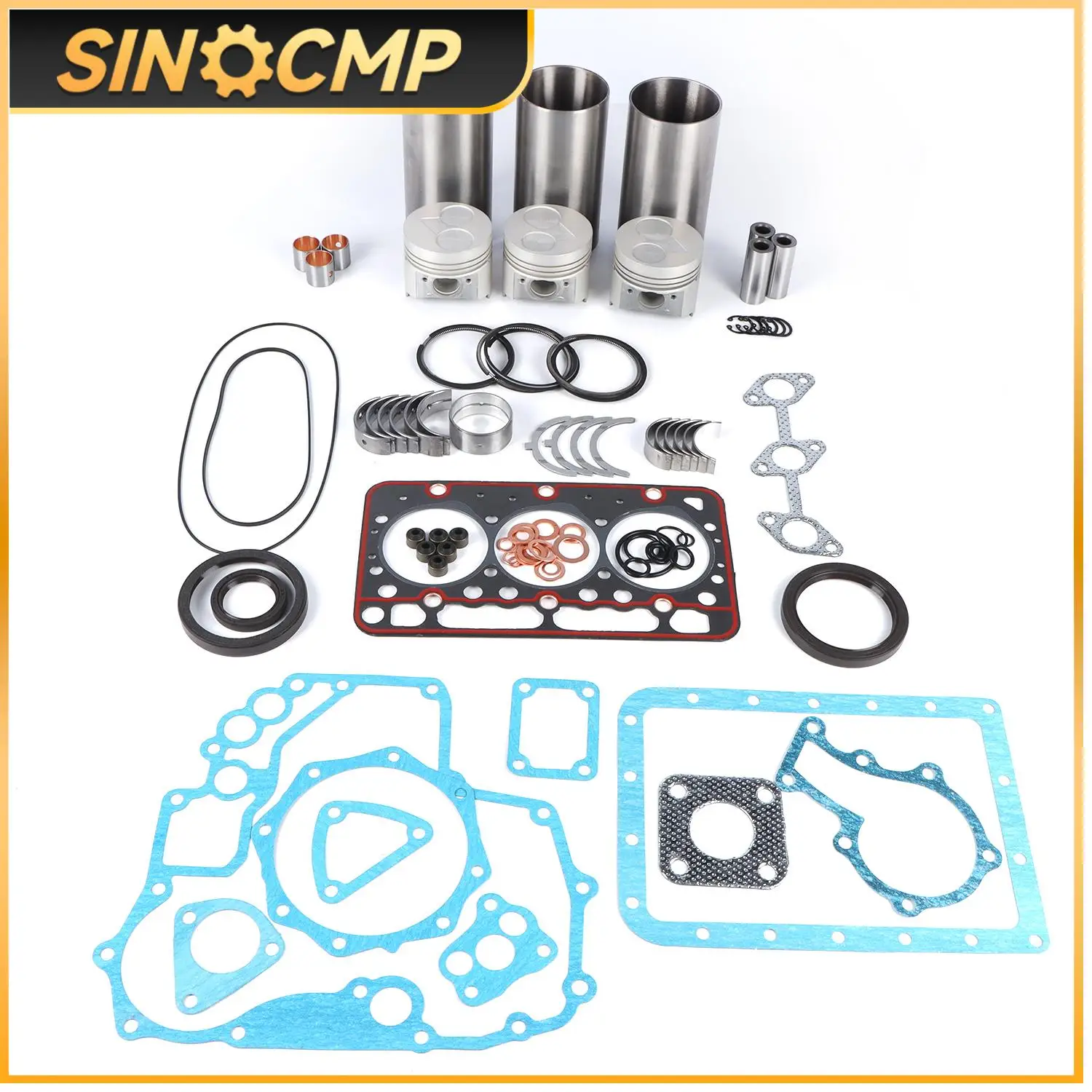 

1PC D722 Engine Overhaul Rebuild Kit for Kubota D722E D722EBH Engine Forklit Repair Parts