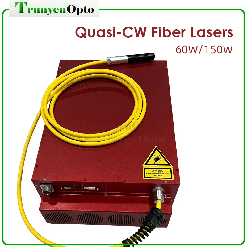 Lasers de fibra quasi-CW, solda a ponto, corte de cerâmica, bateria de energia, solda, PCB, YAG LASERS, 75W, 100W