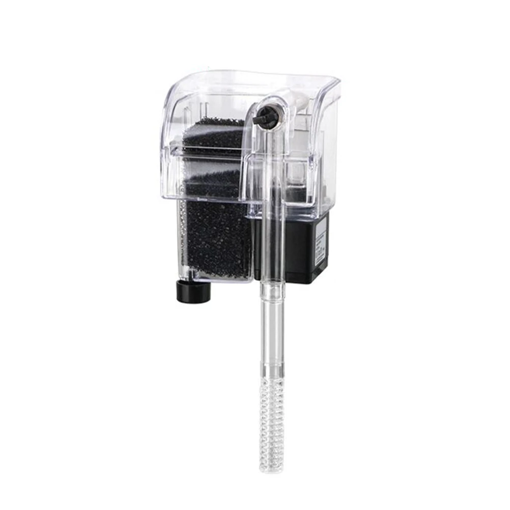 

Aquarium Filter Three-in-one Submersible Pump Oxygen Pump External Waterfall Filtration with EU Plug (Round Plug AK-06)
