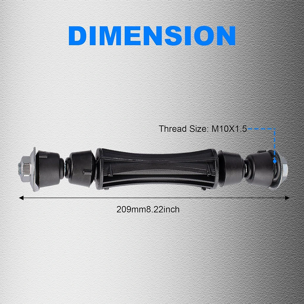 2 sztuki przedni stabilizator łącznik na końcu łącznika łącznika na końcu stabilizator łącza stabilizator przedni łącznika końcowego