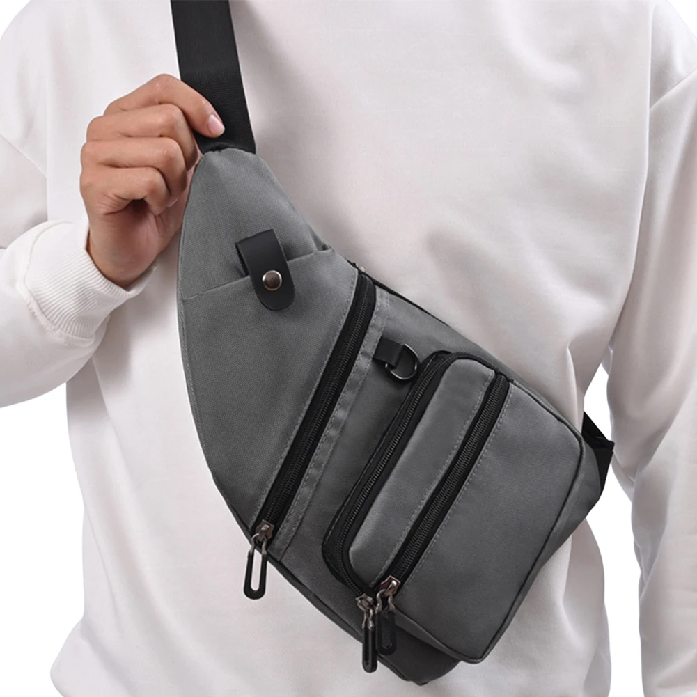 Unisex Waist Bag Sports Fanny Pack Waterproof Oxford Shoulder Crossbody Bags Men's Messenger Waist Bag Phone Chest Bag