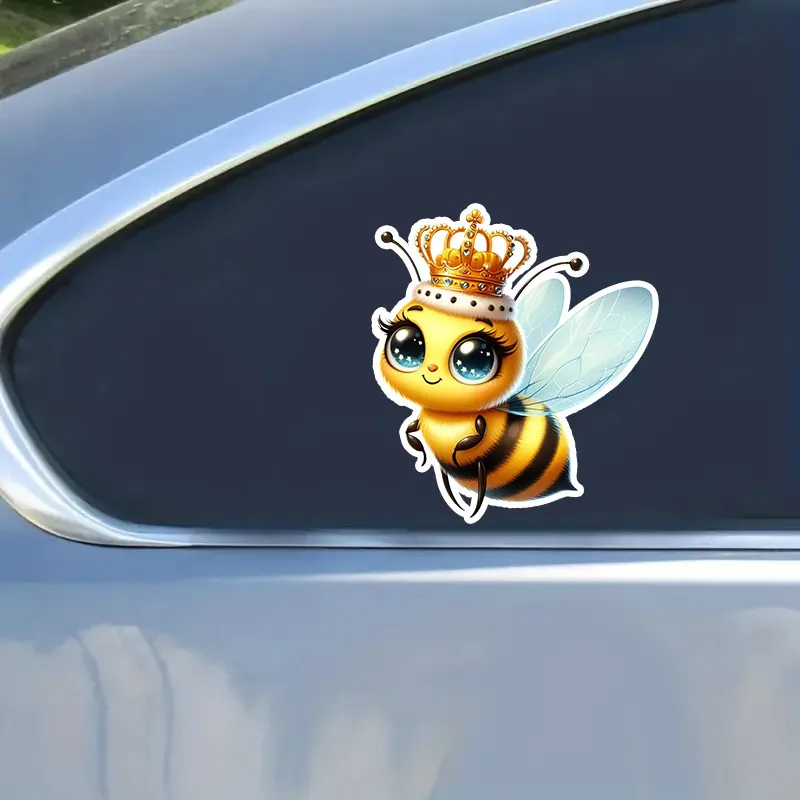 

Cute Bee Car Stickers Weatherproof Outdoor Vinyl Decals for Vehicle Body Art HE06