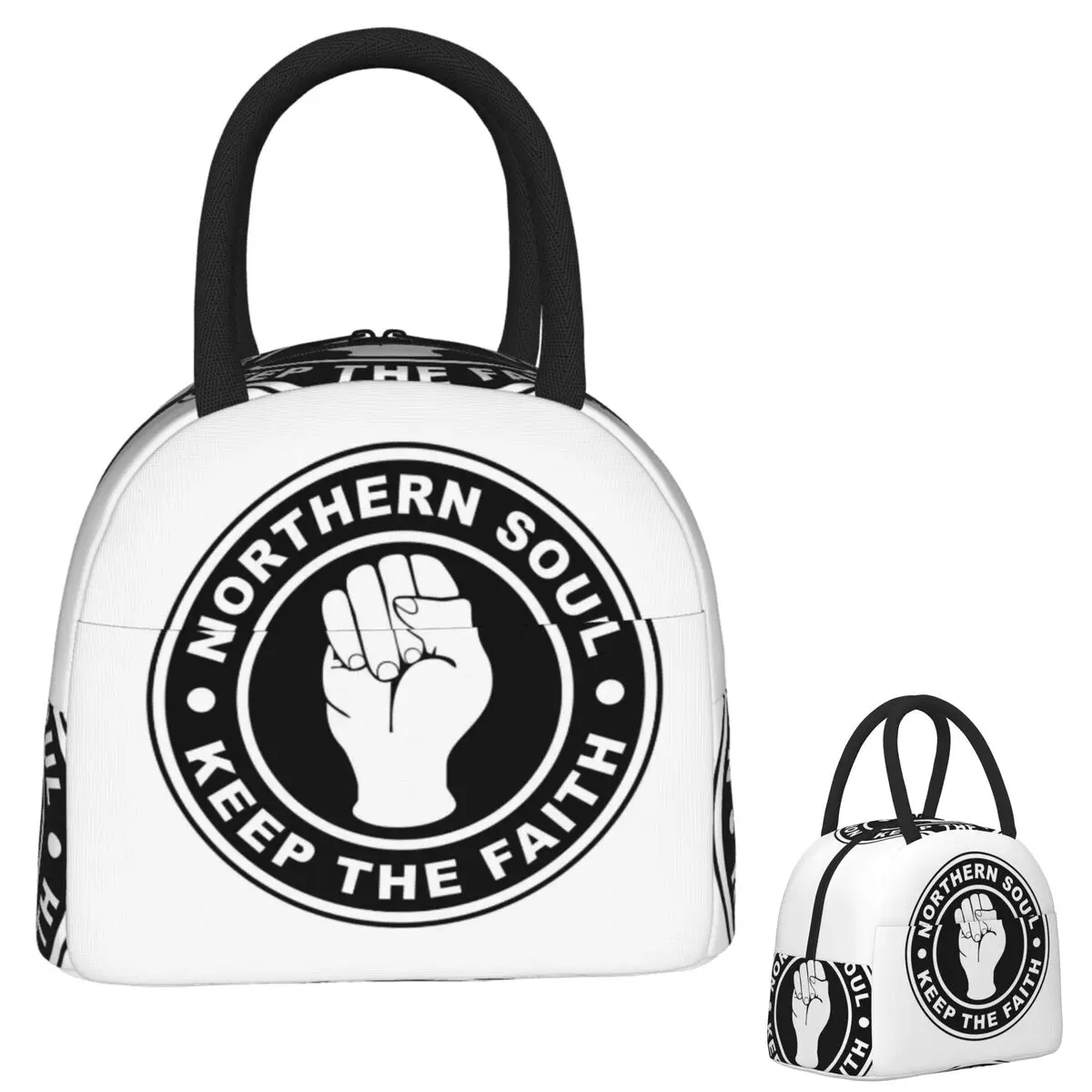 

Northern Soul Keep The Fait Insulated Lunch Bag for Women Children Leakproof Food Boxes Thermal Lunch Box Tote