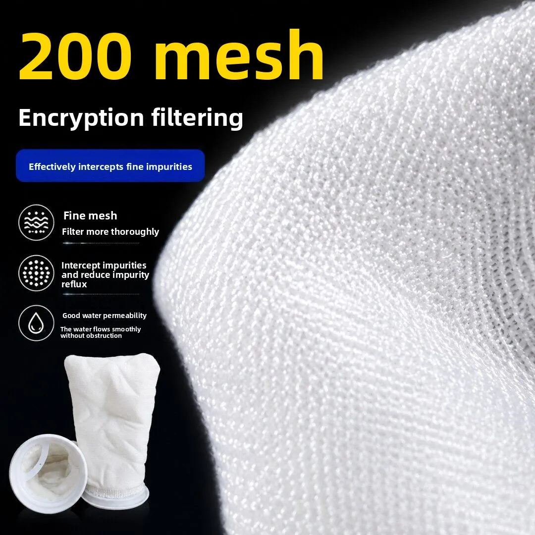 3‑Pack Encrypted Thickened Nano Fish Tank Filter Socks, Filter Cotton Bracket Mesh Bag for Saltwater Aquarium Purification view 4