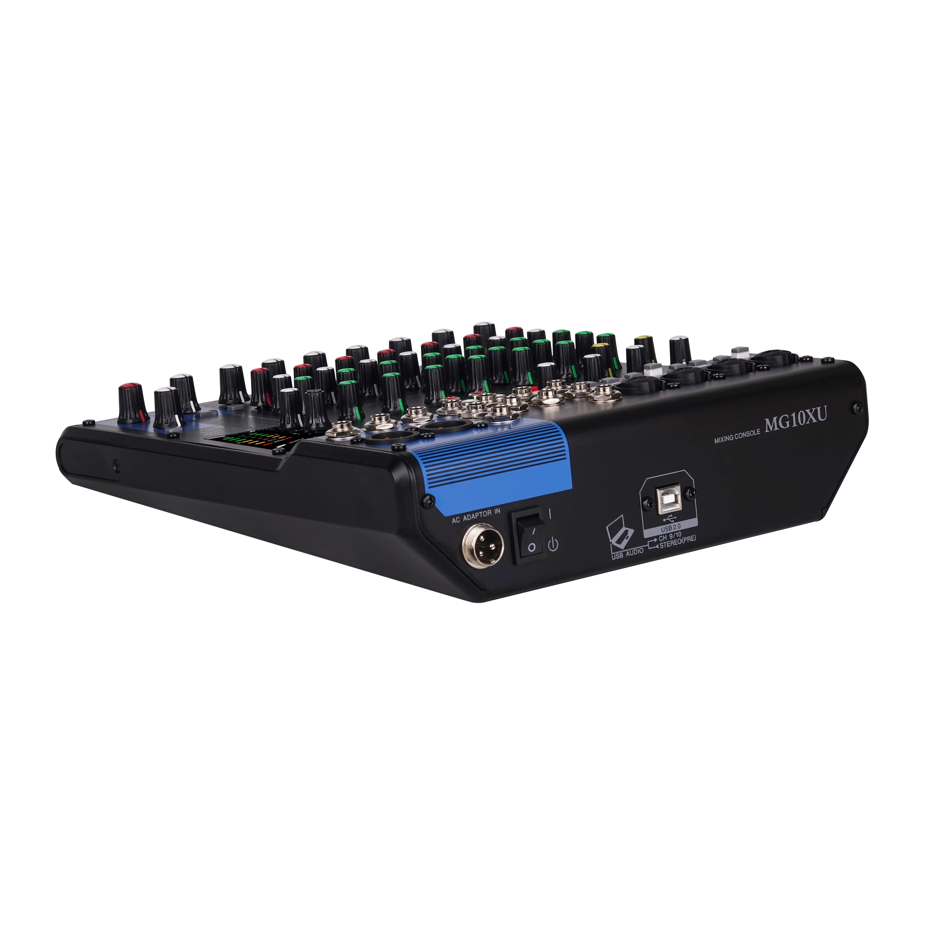 10チャンネルプロフェッショナルオーディオミキサー ステンレ - Audio Music Mixer のレビューと価格