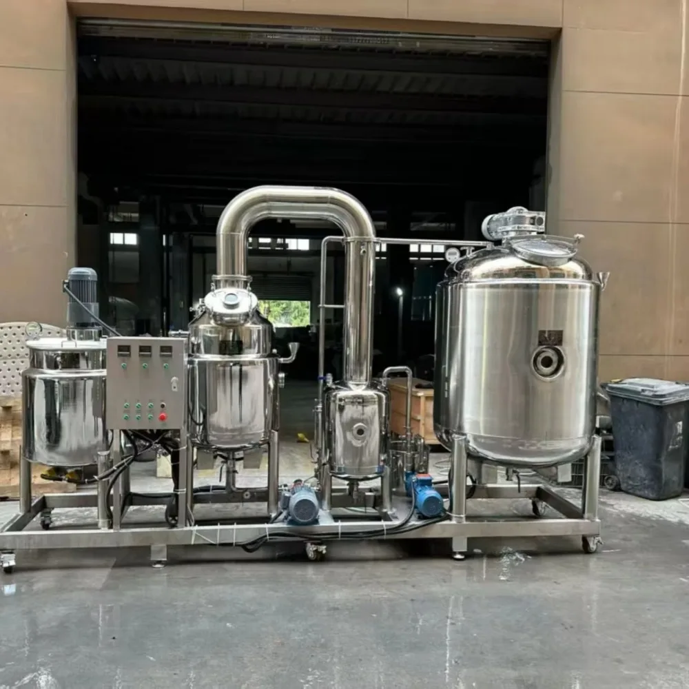 Dairy Honey Process Machine Small Laboratory Essential Oil Extraction Concentration Device 110V/220V/380V 3KW THRIVE Brand
