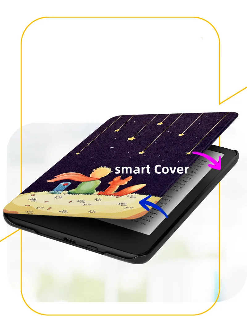 Case For Kindle Colorsoft 7'' Paperwhite 12th Generation Case 2024 Signature Edition 7 Inch HandStrap SA568B SA569P Sleep Cover