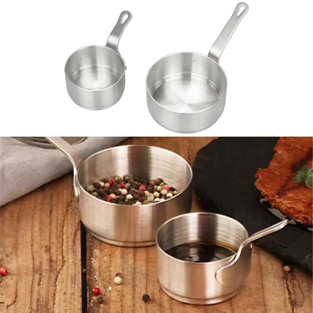 Mini Small Non Stick Sauce Pan Gravy, Mixture, Milk Pan Cooking Frying (50ml 100ml Available)