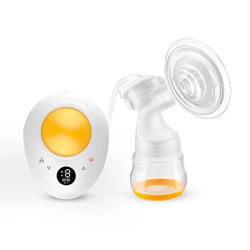 BXA DSP-8001 Single/Double Electric Chest Massage Breast Pump 3 modes 9 level Dual Breastfeeding Vacuum Pump Device, Night Light