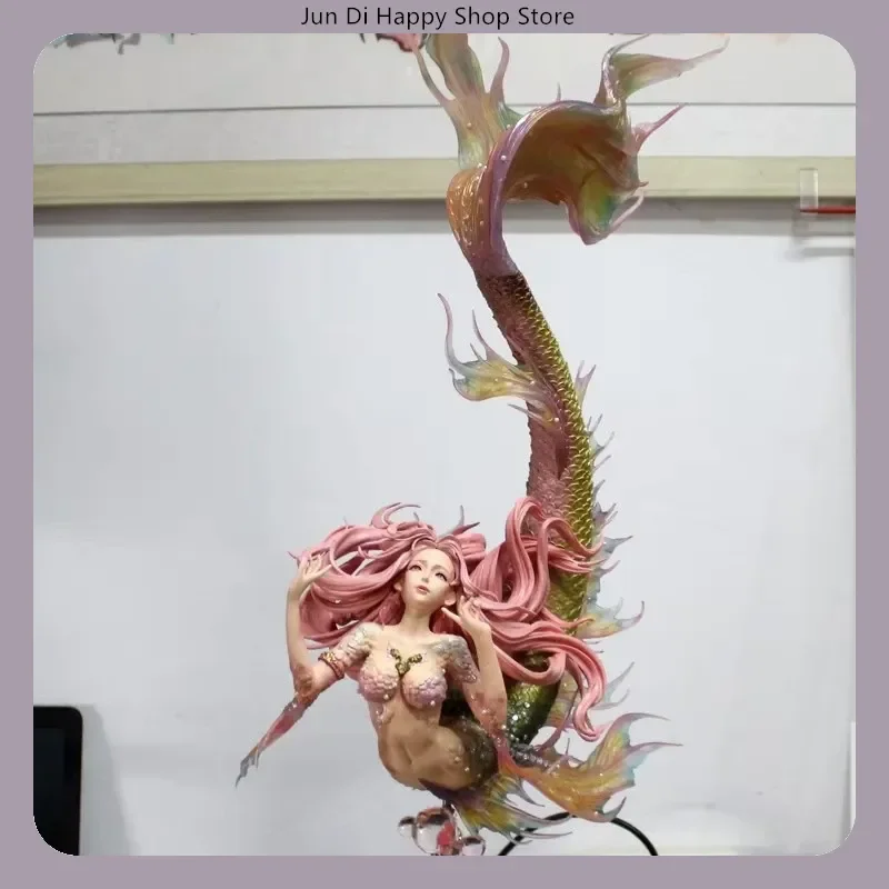 

73 см Русалка Сказочная Девушка Большая Коллекционная Аниме Фигурка Статуя Настольное Украшение Подарок для Мальчиков и Девочек