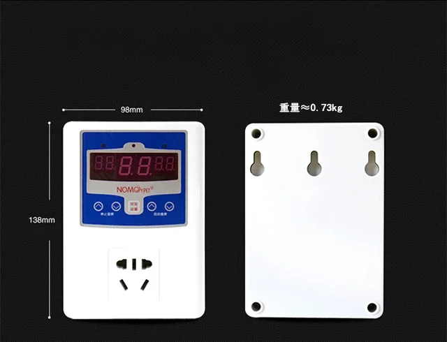 Intelligent Thermostat Digital Display Electronic Temperature Control Socket Constant Temperature Switch