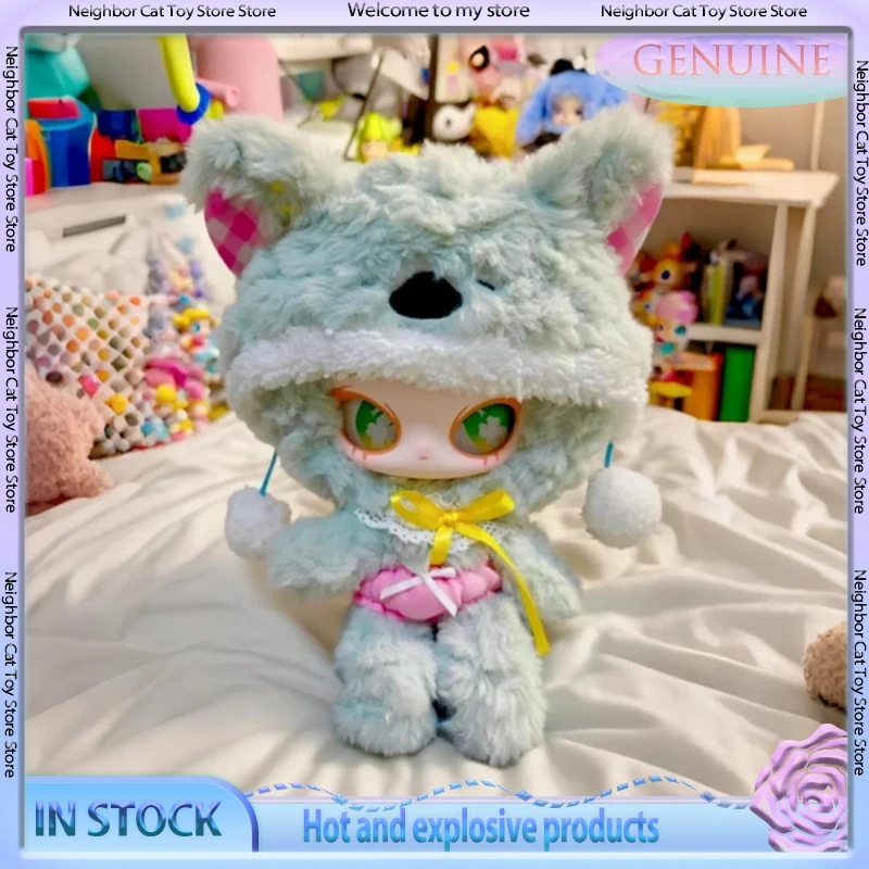 

Inn Spring Series слепая коробка, настоящая плюшевая кукла, которую можно носить и снимать шляпу, модный игровой рюкзак ручной работы, подвеска, подарок на день рождения