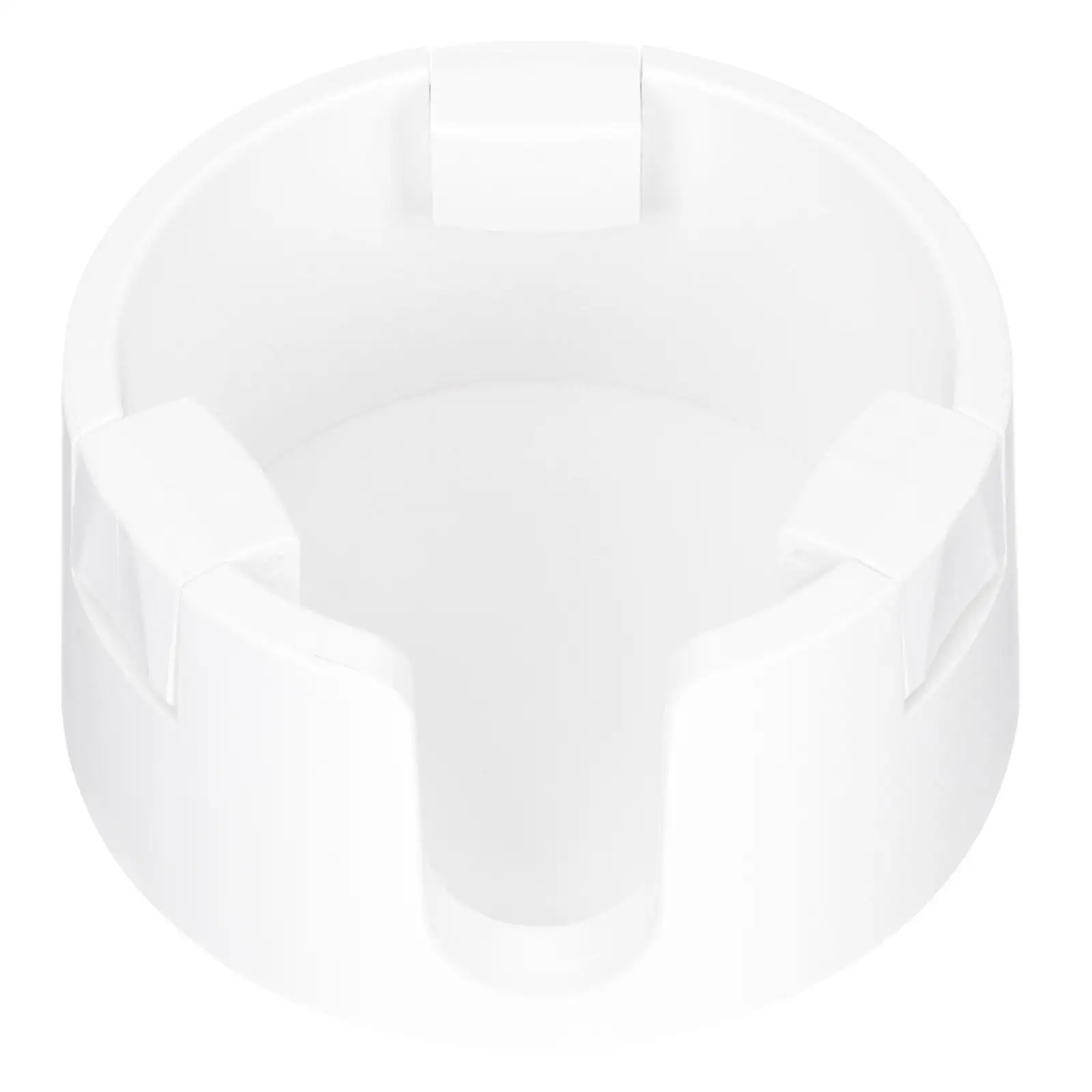 

Spill-proof Cup Holder for Truck Tabletop Desk Universal Automotive White Non-tipping Waterproof Beverage Holder for PET