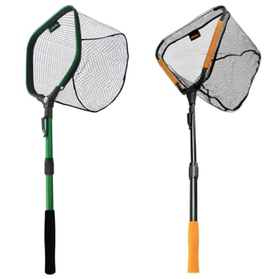

Floating Fishing Net Fish Landing Net Fishing Nets for Fish Kayak Fishing Net with Third-gen Upgrade Locking Switch - Lightweig