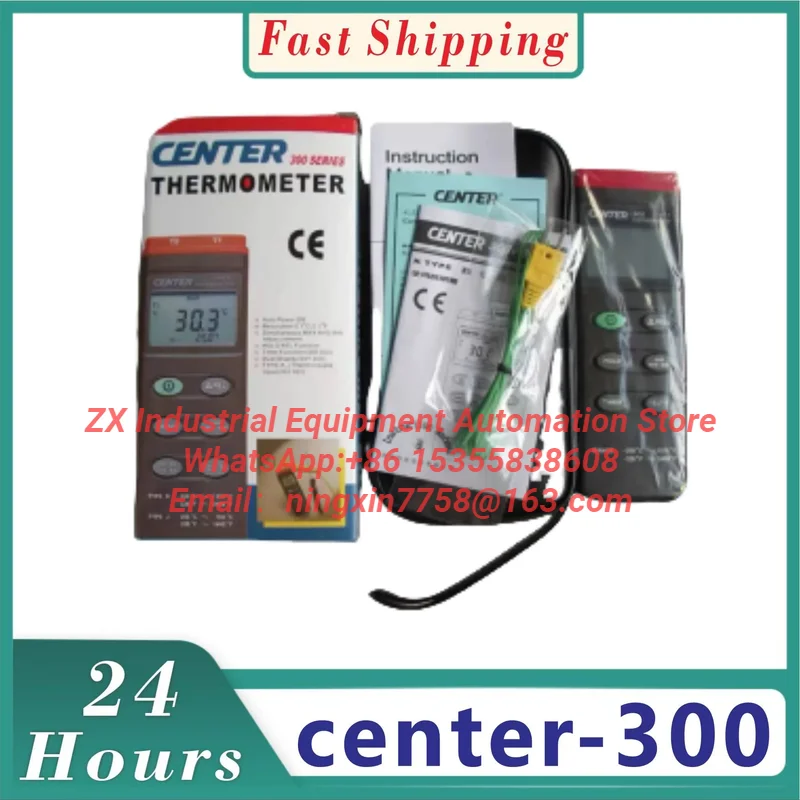 Digital thermometer center-300 single channel, center-301 dual channel, center-304 four channel (K-type: -200-1370c)