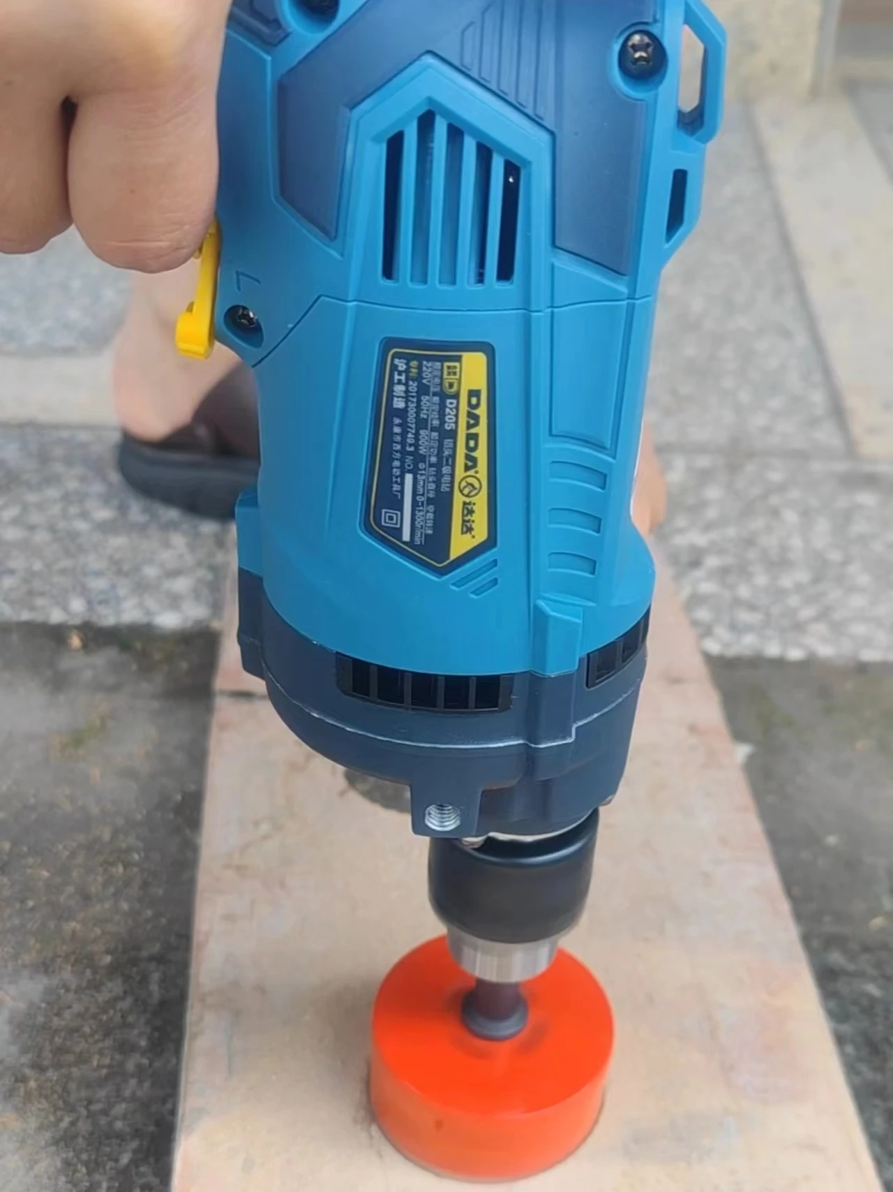 Shanghai Gongda Handheld Electric Drill Iron Plate Steel Electric Rotary Forward and Reverse Speed Control High Power Industrial