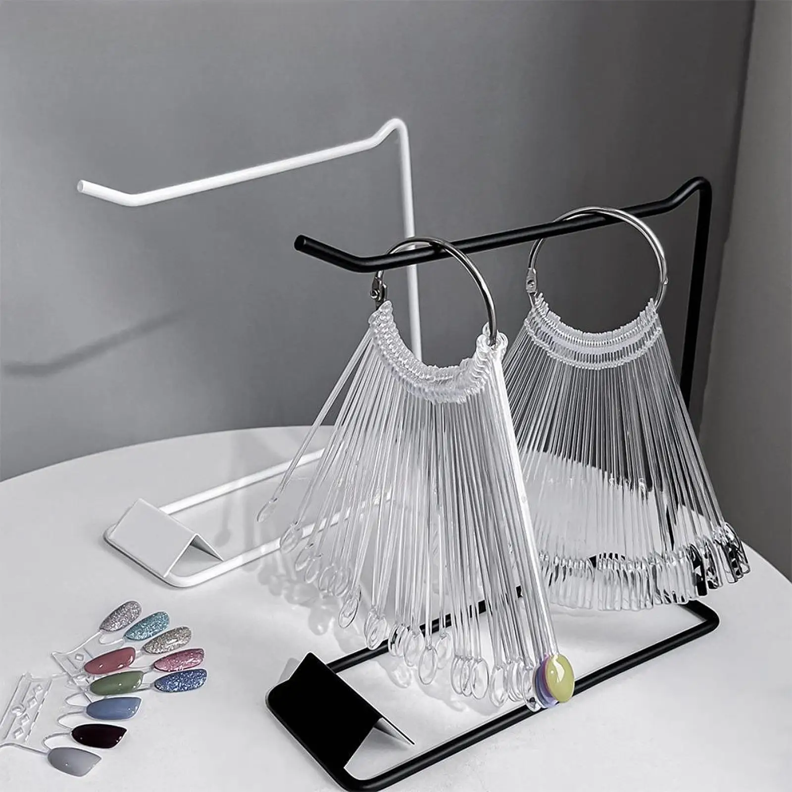 

Metal Jewelry Display Stand & Packaging, Multipurpose Sturdy for Earrings and Nail Tips,7.8x2.9 Inch Jewelry Boxes and Packaging