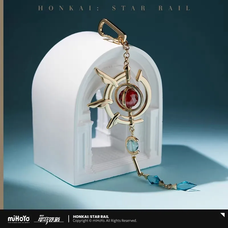 

Официальный металлический кулон miHoYo Anaxa по игре Honkai Star Rail, тематический брелок с Анаксагорасом, аниме-аксессуар, подарок на Рождество для косплея