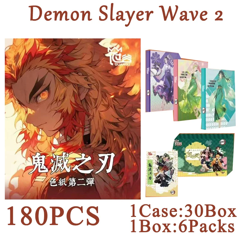

Цветная бумажная карта Demon Slayer 2025, оптовая продажа, новый процесс, коллекция персонажей аниме, карточная игра, настольная игра, хобби, подарок