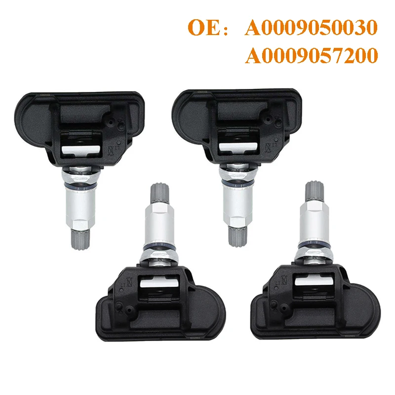 

4PCS A0009050030 433MHz TPMS Tire Pressure Sensor For Mercedes-Benz A C E G S CLA CLS Class W205 W212 X166 W166 R172 R231 W222