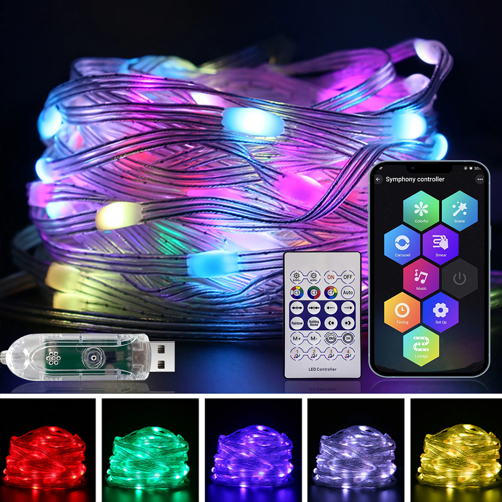 fita-de-led-rgb-kasotlie-5m-10m-ip65-a-prova-d'Agua-com-sincronizacao-musical-fita-flexivel-para-decoracao-de-quarto-sala-e-luz-de-fundo-para-tv