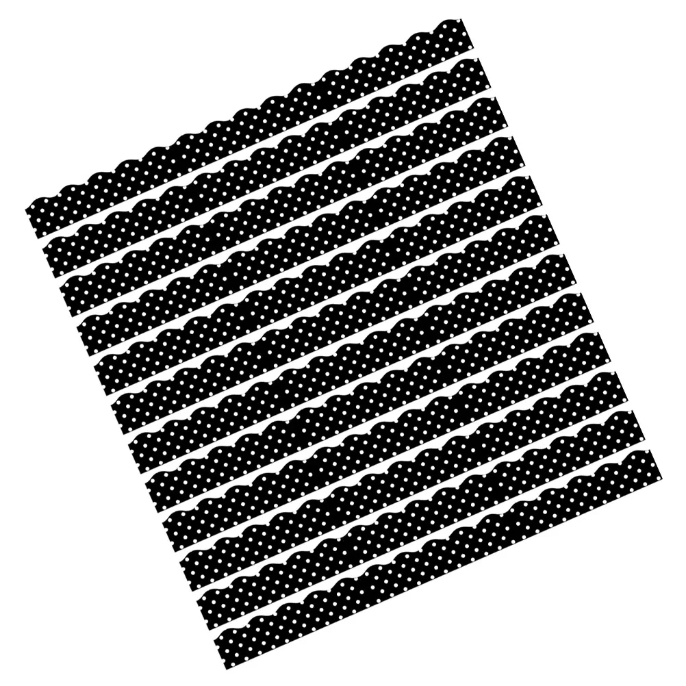 

12 Pcs Blackboard Decorative Stickers Magnetic Whiteboard Border Trim Bulletin Festival Supplies Pvc Replaceable