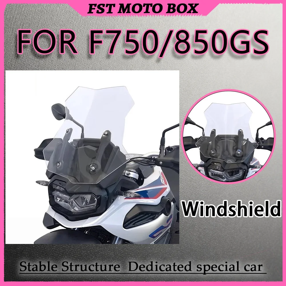 FOR F750GS F850GS Imported Modified Windshield Widened Spoiler Profile Resists Cross-Wind Sway Improves High-Speed Riding Stabil