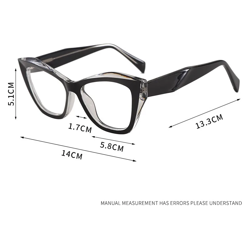 Occhiali da lettura da donna Lenti ottiche da vista Occhiali da donna Montatura per occhiali da vista antiappannamento per computer con blocco della luce blu