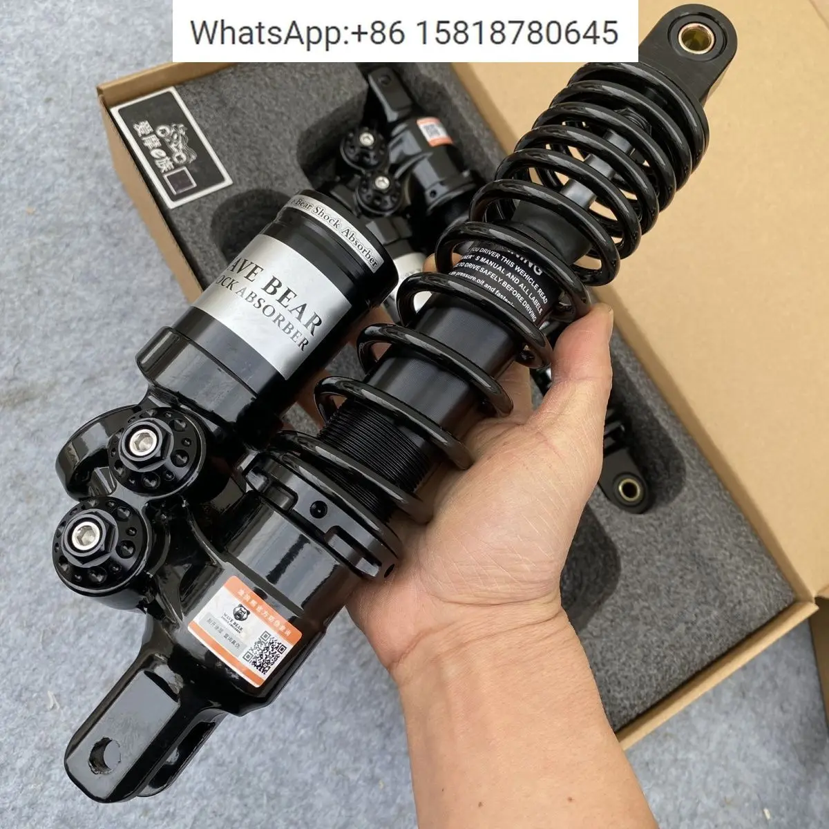 New No.9 straight up inverted rear shock absorber N series universal modification with adjustable weight