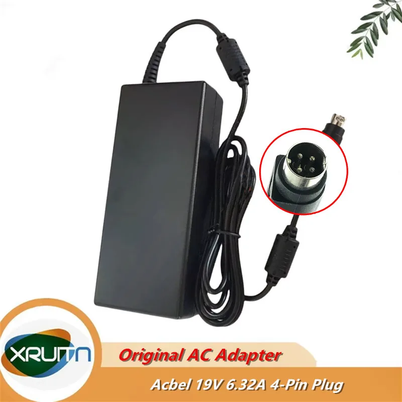 

Оригинальное зарядное устройство AcBel ADC027 19 В 6,32 А 120 Вт 4-контактный (диин) адаптер переменного тока для источника питания AD7042