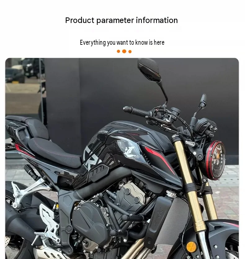 Carbon Steel Racing Spring Anti-Crash Guard Bar, Modified Bumper Fit for QJMOTOR SRK 600RS