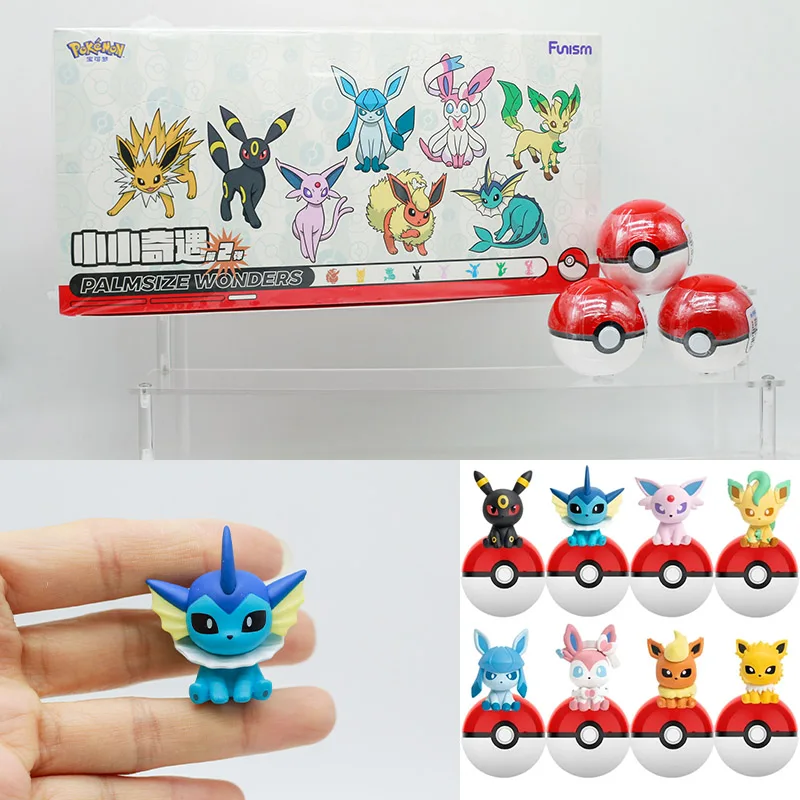 

Funism Pokemon Eeveelutions Collection Sylveon Jolteon Espeon Umbreon Mystery Blind Box Gifts Toy Model Anime Figure Collect