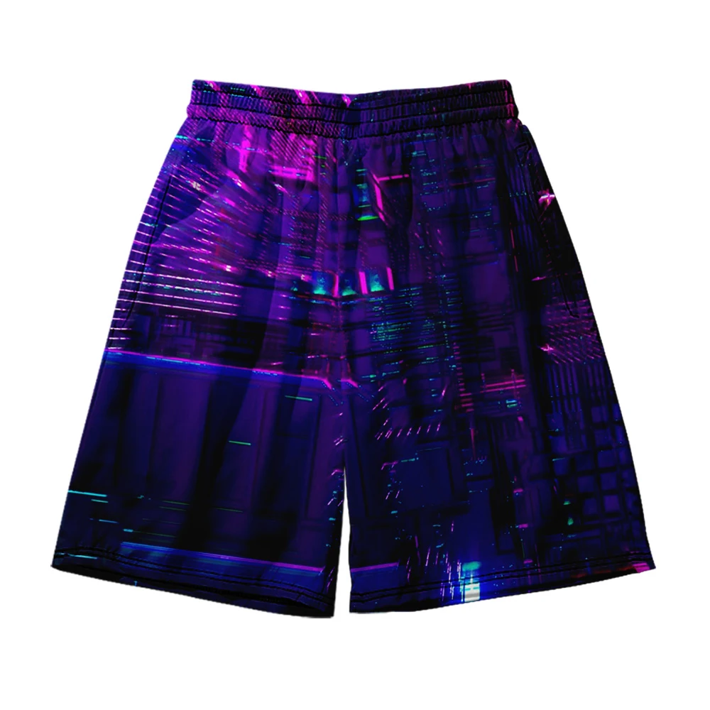 

Beach Shorts Men's and women's clothing 3D digital printing casual shorts Fashion trend couple Pants 17