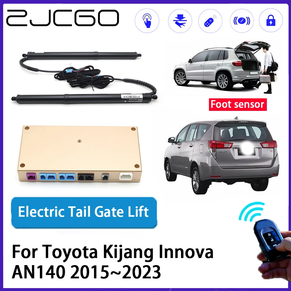 ZJCGO Car Auto Trunk intelligent Electric Tail Gate Lift Automatic Tailgate Opener for Toyota Kijang Innova AN140 2015~2023