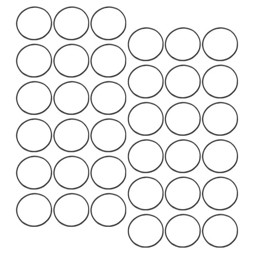 

200 шт. тату-машина, черные резинки, высокоэластичные запасные части для DIY, аксессуары для татуировки, надежная татуировка