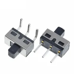 10pcs SS12D10 SS12D06 Toggle Switch Straight / Right Angle 3 Pin 1P2T Handle High Slide Toggle Switches High 5mm 2A 125V